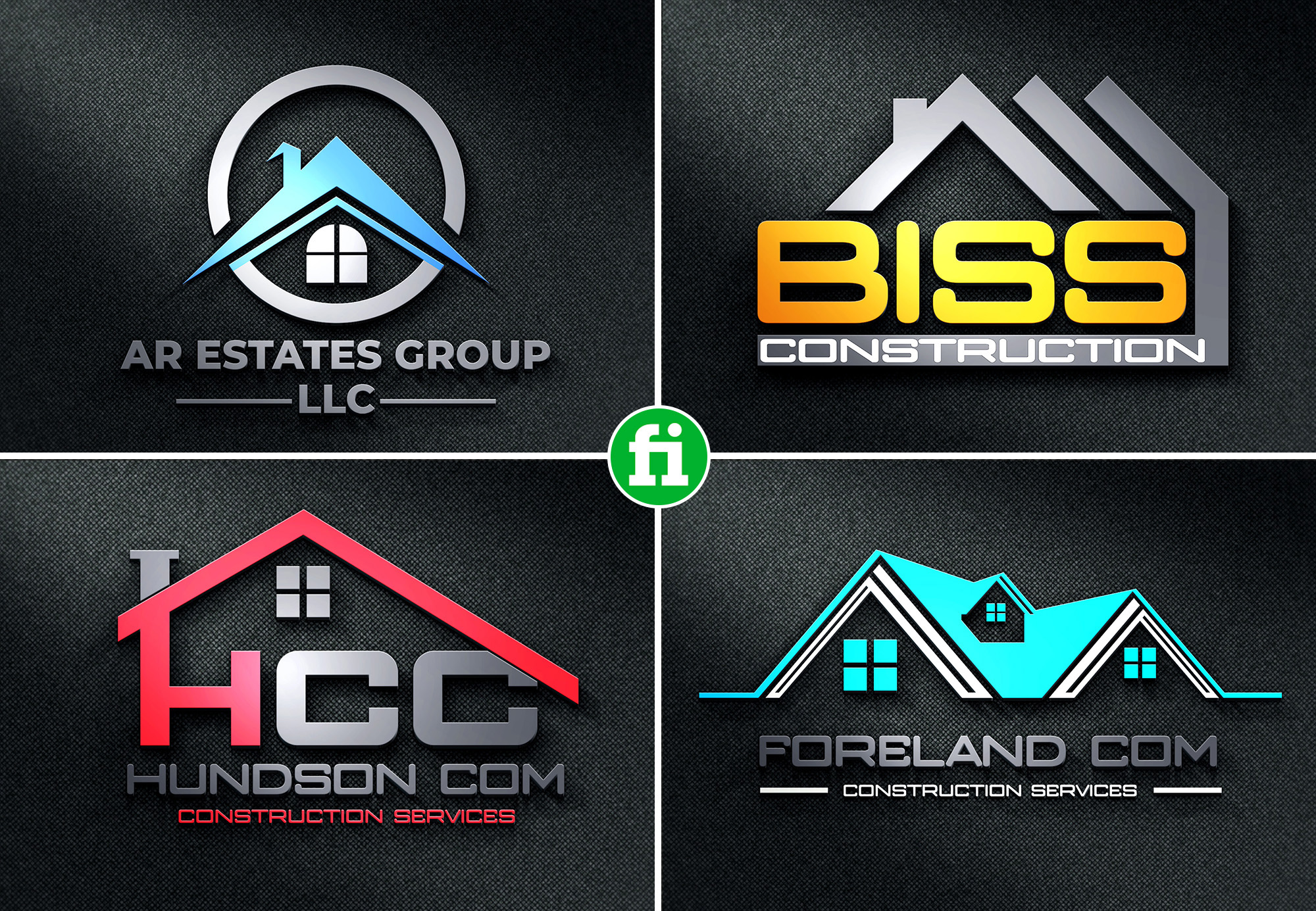 I will design a real estate construction logo for your business