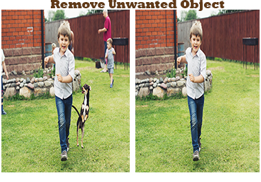 I will remove unwanted object, person, text from a photos