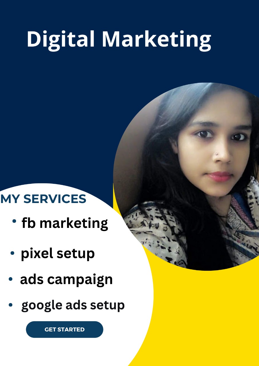 You Will get complete social media marketing solution (ads campain, pixel,pages, meta, page setup) 