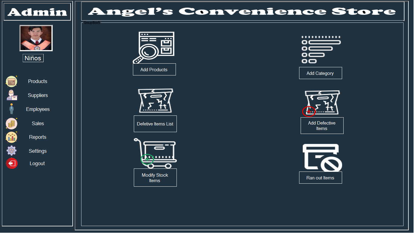 POS and Inventory System with Employee transactions tracking and Sales reporting for all times.