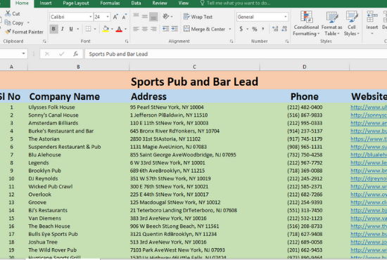 I will do targeted b2b lead generation, data entry, and web research