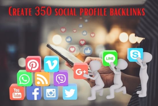I will create 40 social profile Back links 