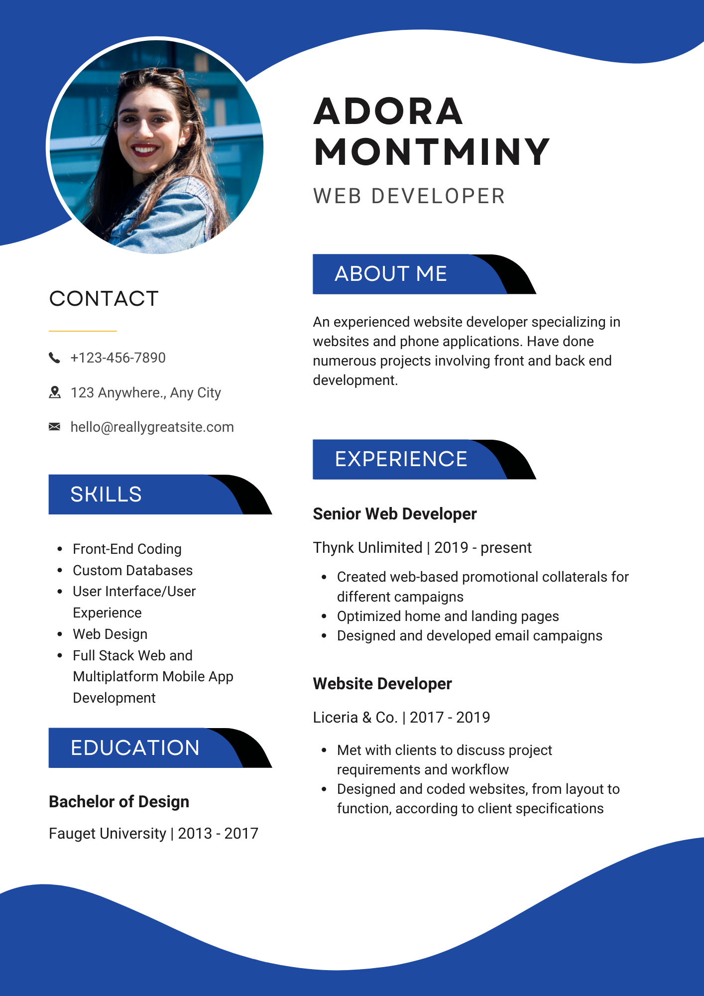 I will design a professional resume or attractive modern cv 