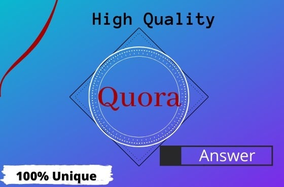 I Will Create 3 High Quality Quora Answer with Target...