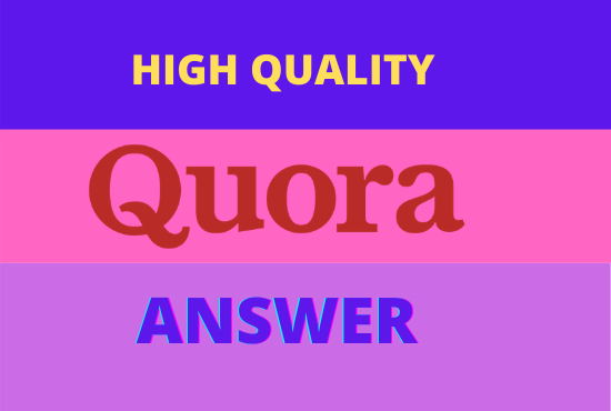 i will promote 10 high quality quora answer your targeted traffic.