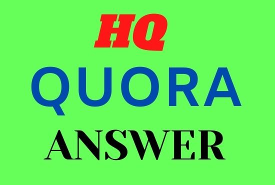 Promote your website 5 High quality Quora Answer with your targeted traffic