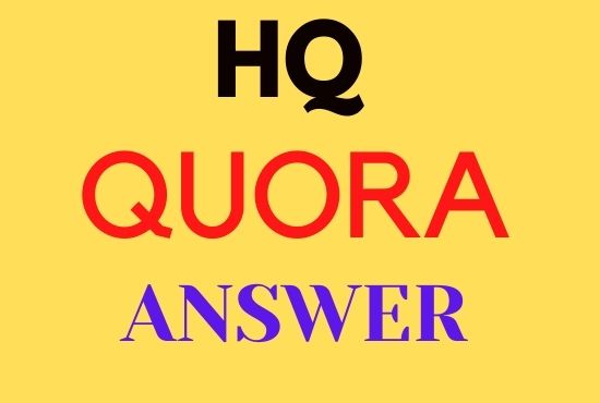 Promote your website 5 High quality Quora Answer with your targeted traffic