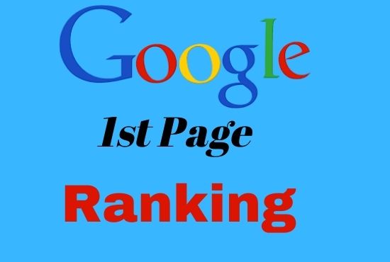 I will offer guaranteed rank your website on google 1st page ranking