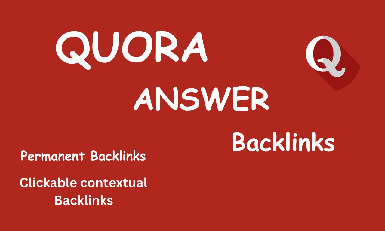 I will Boost your website with 10 High Quality Quora Answer Backlinks