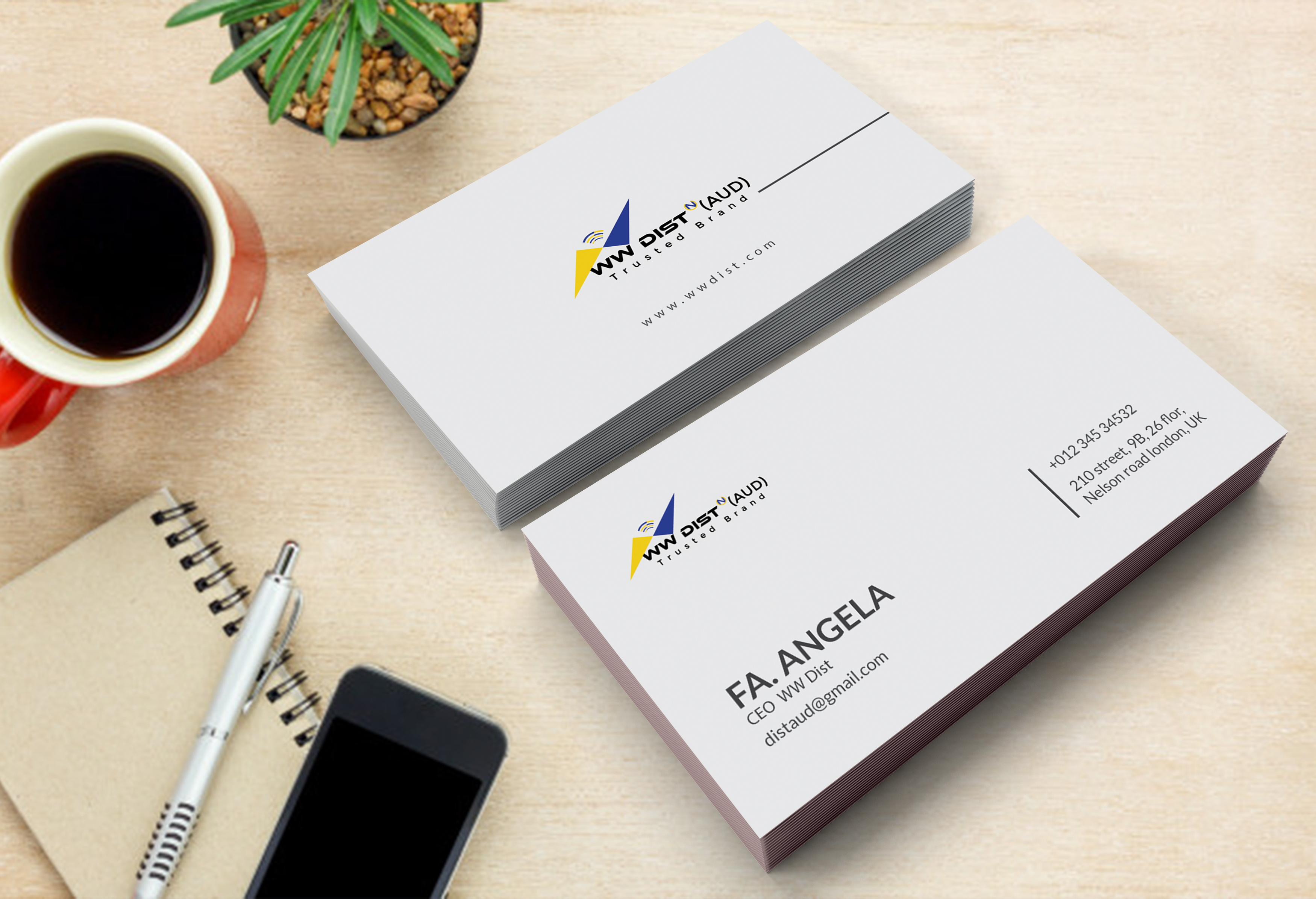 I will design professional business cards