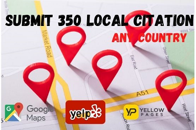 I will DO 50 Local Citation for USA,UK,CANADA.