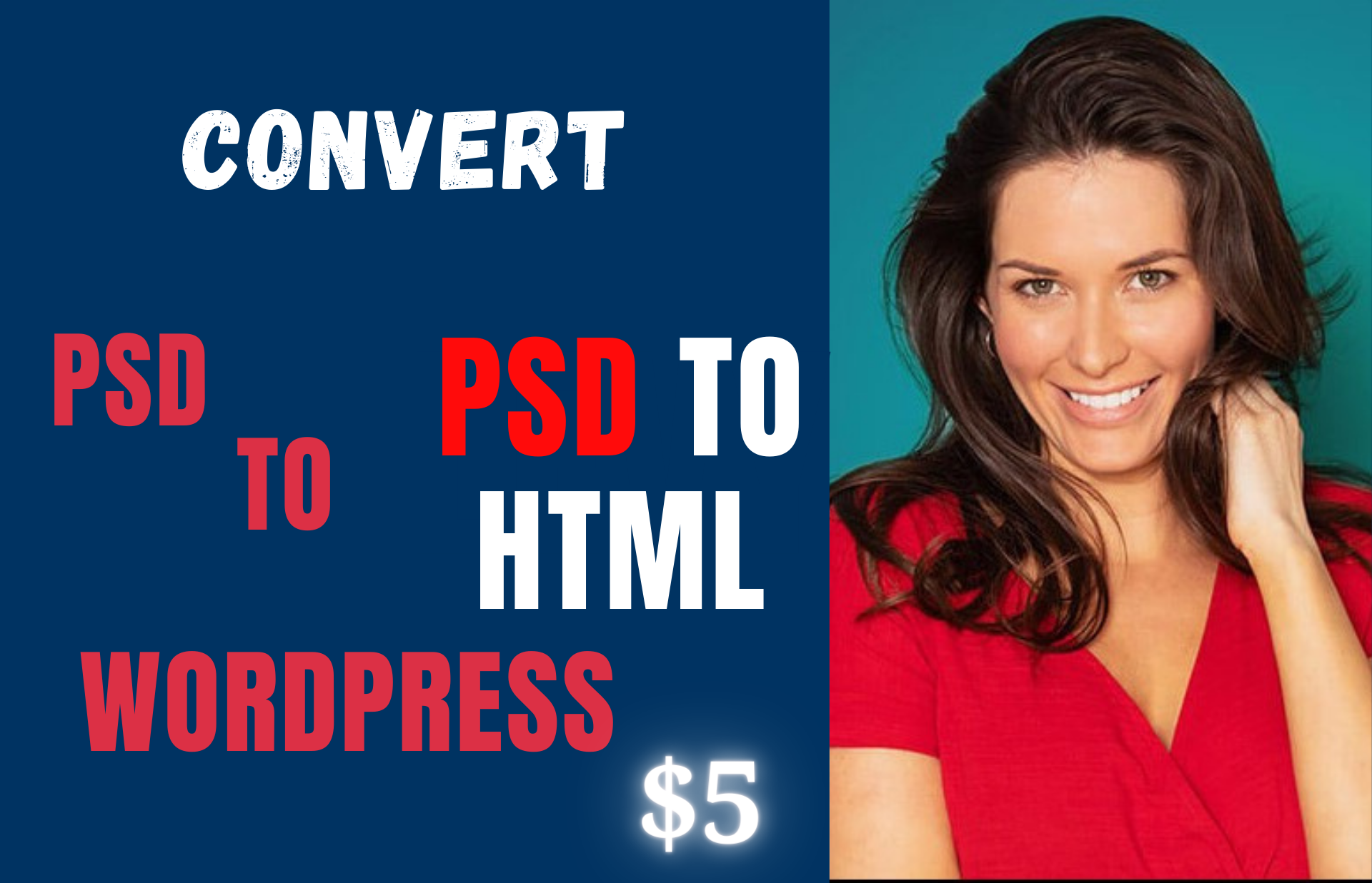 i will convert PSD to HTML,CSS or PSD to WordPress