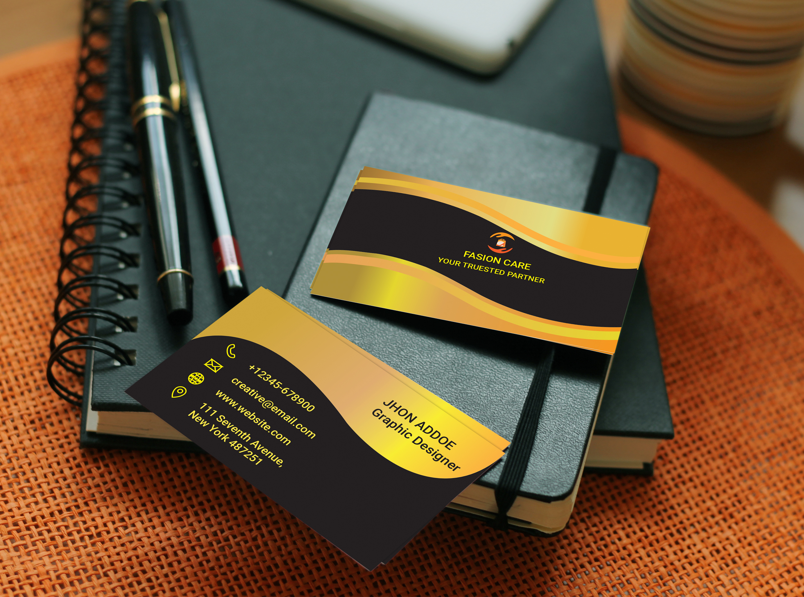i will design premium business cards for you