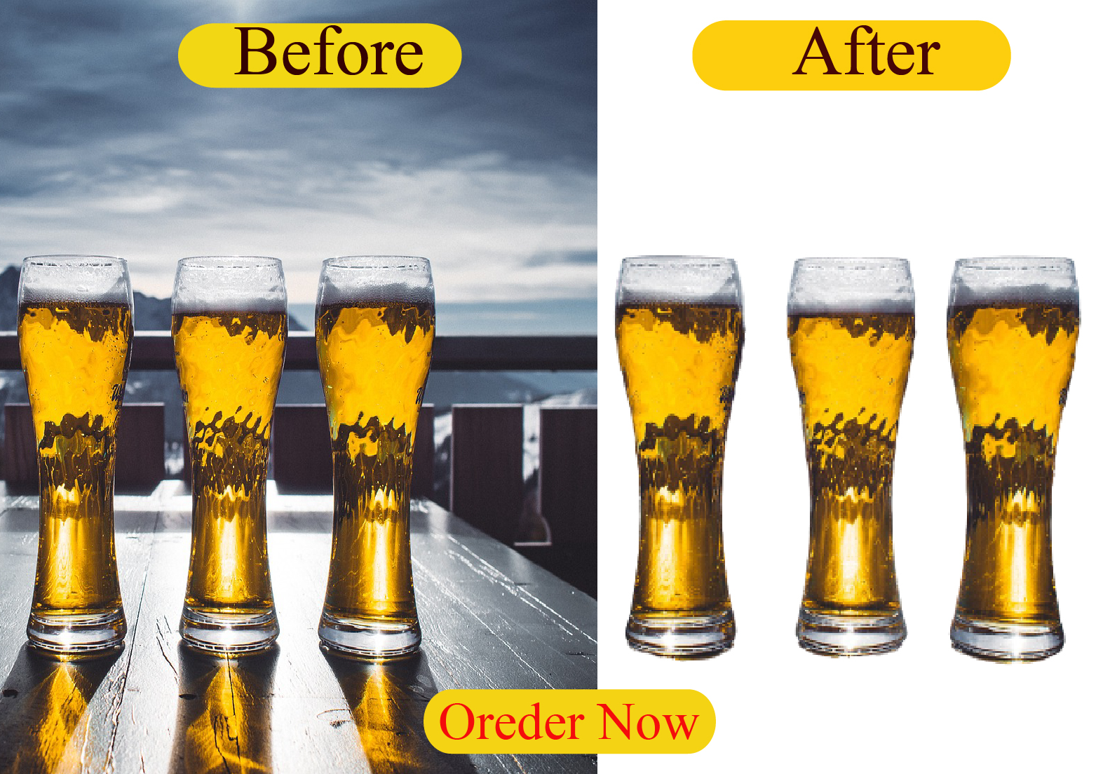 background removing service from 5 image professionally