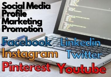 I will create social media profile, business account...