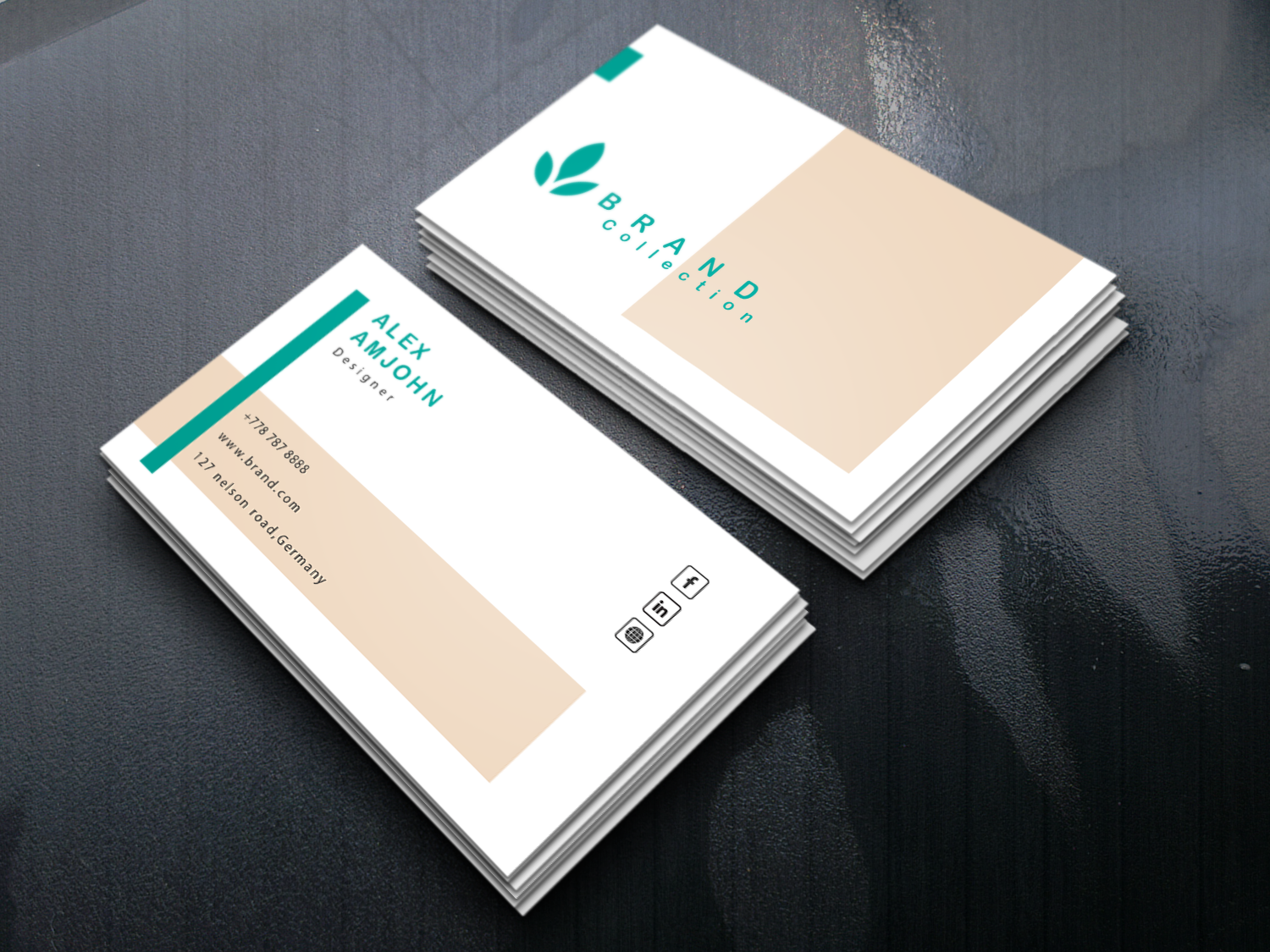 I will design professional and minimalist creative business card 