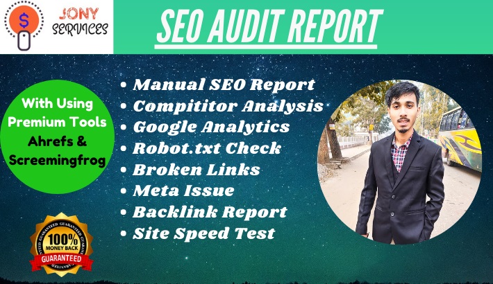 I will provide expert SEO report, competitor website audit, analysis and action