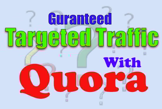 Offer High Quality Traffic With 30 Quora Answers