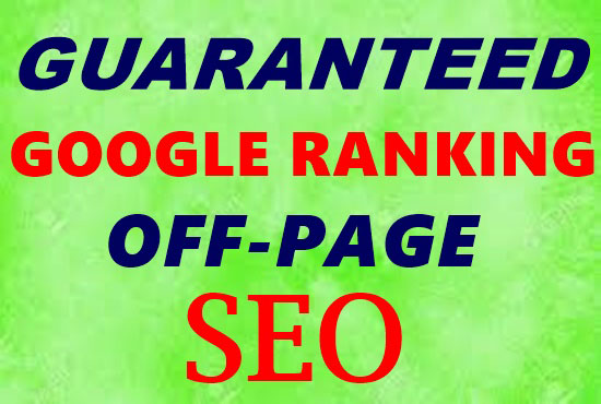 Provide Guaranteed Google 1st Page Ranking SEO service