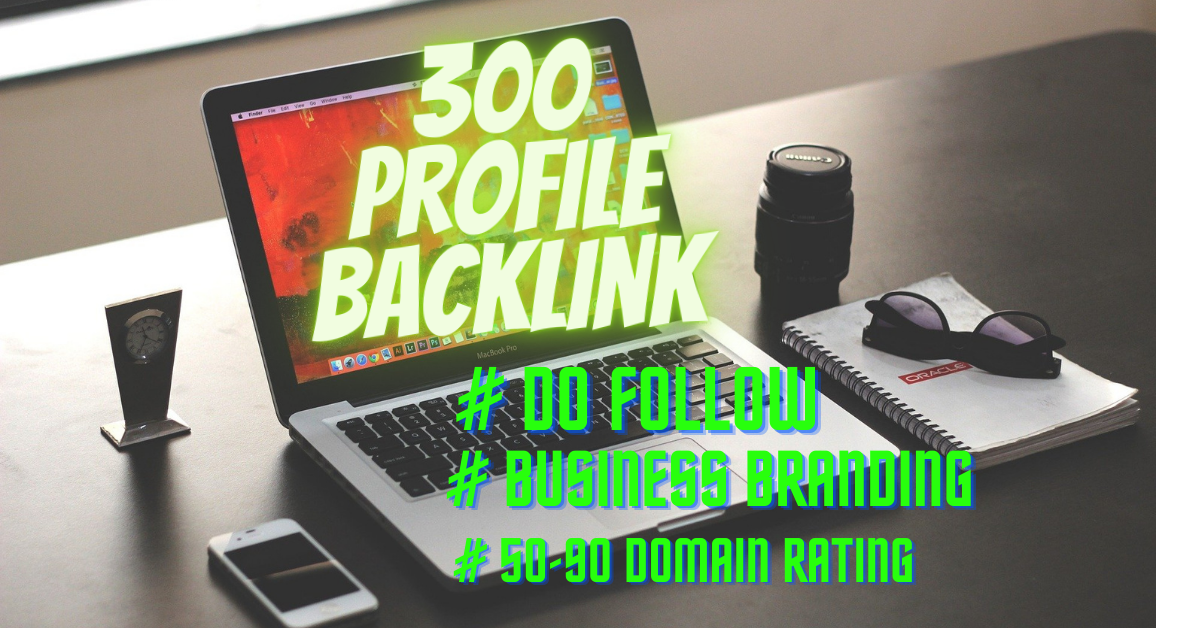 i will build 300 high authority profile backlinks seo 