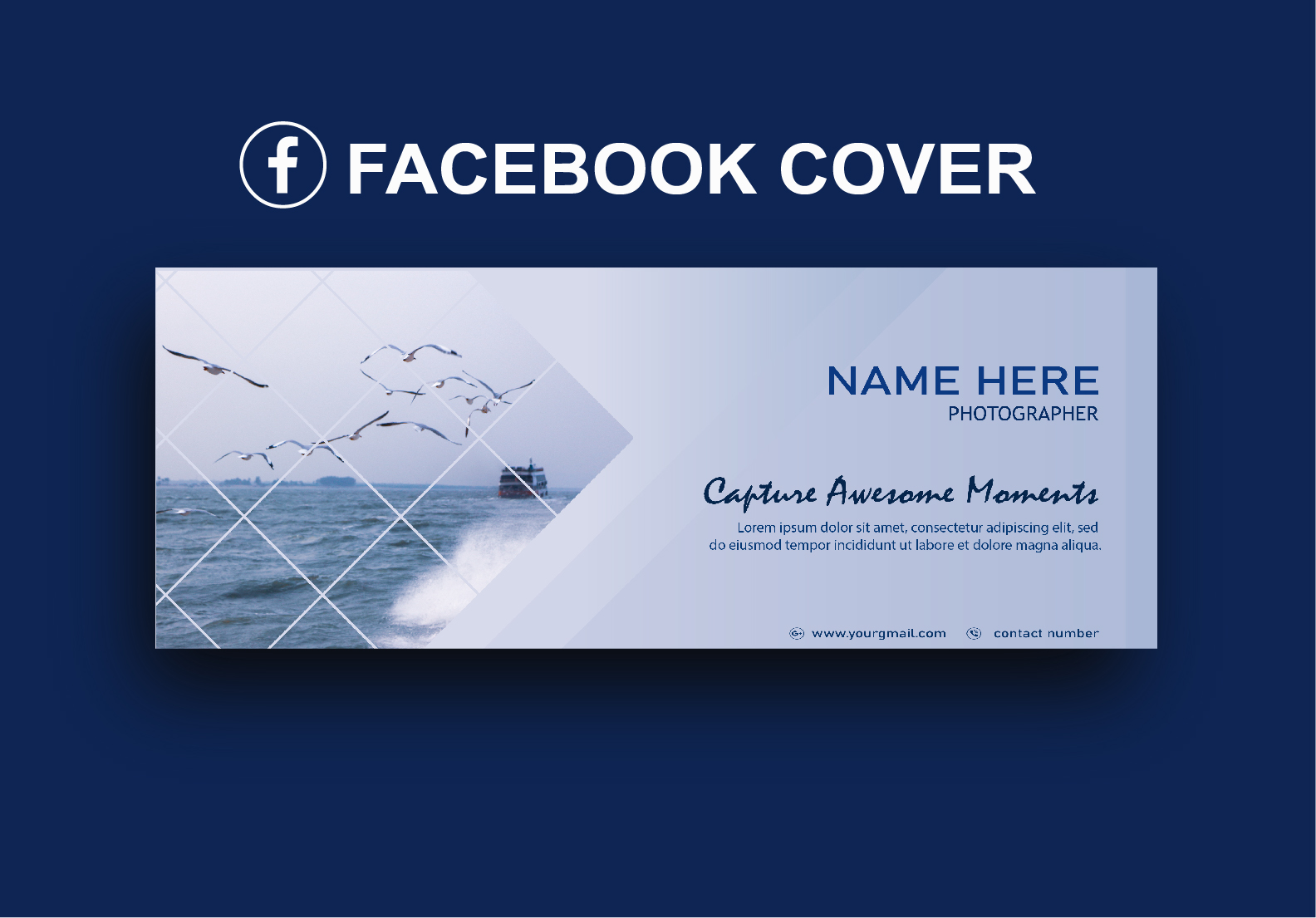 I will create an professional Facebook cover design or social media post.