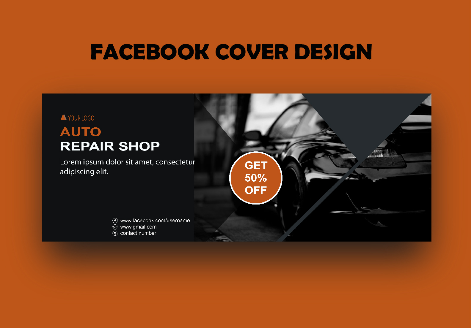 I will create an professional Facebook cover design or social media post.