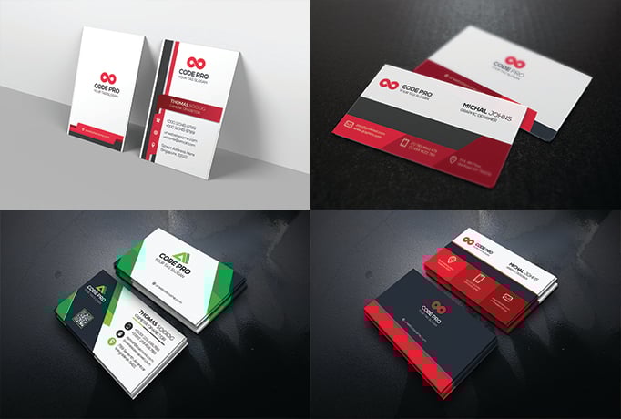 professional modern business card 