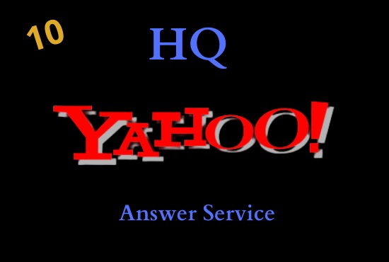 I will Provide 10 High Quality Yahoo answer with your keyword & URL