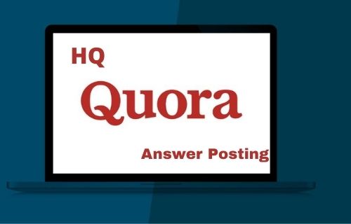 Get 5 high quality Unique Quora answers for promoting your website. 