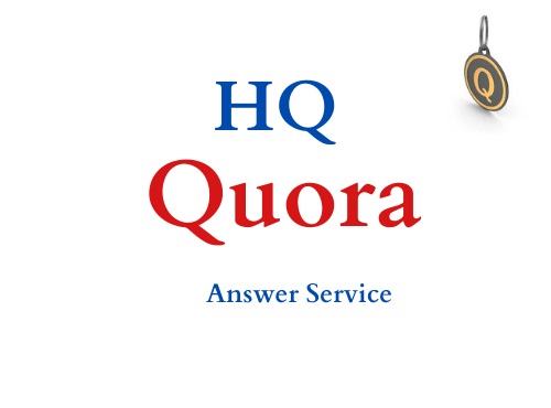 I will provide 10 High quality Quora Answer with your keyword & URL