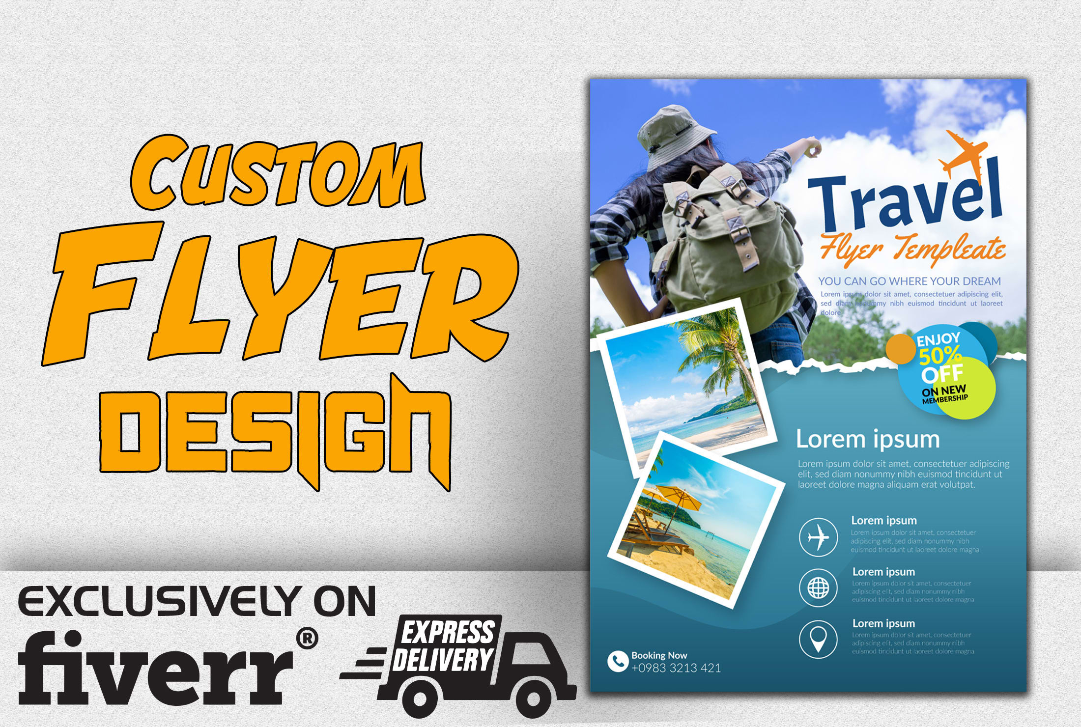 I will design an amazing flyer, Poster and brochure amazing Poster