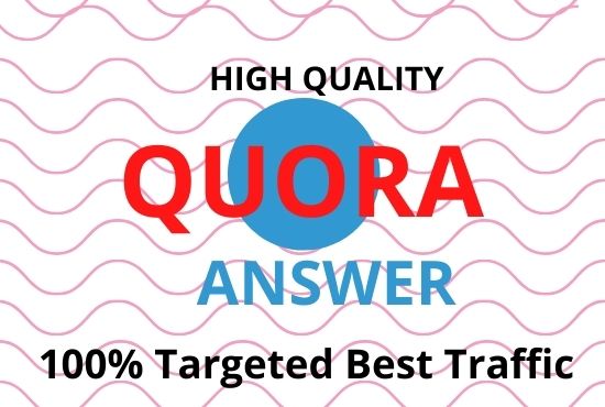 I will Promote your Website 5 High Quality Quora Answer