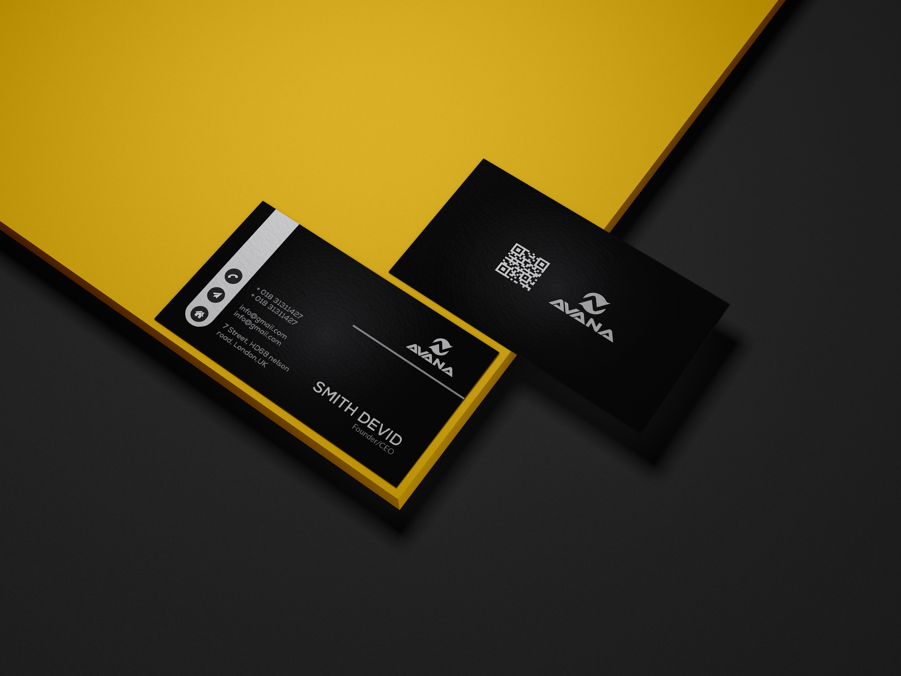 I will Design vista and moo print ready business card