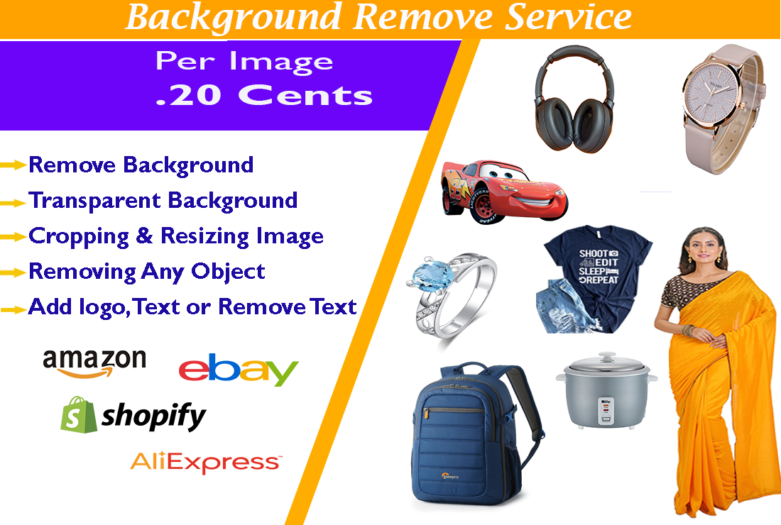 I Will do Photo Background Remove Retouching Images color changes & Resizing photo
