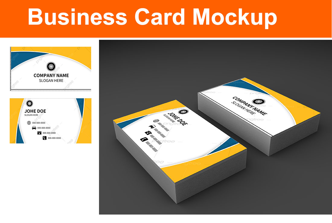 Logo or Business card 3D mockup for 1 SEOClerks