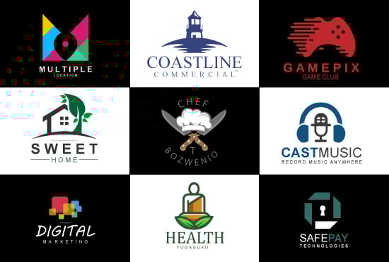 create unique logo design for business 