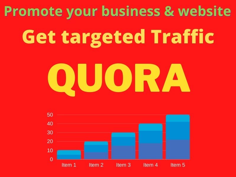 5 quora answer for your website get 100% granted traffic at short time