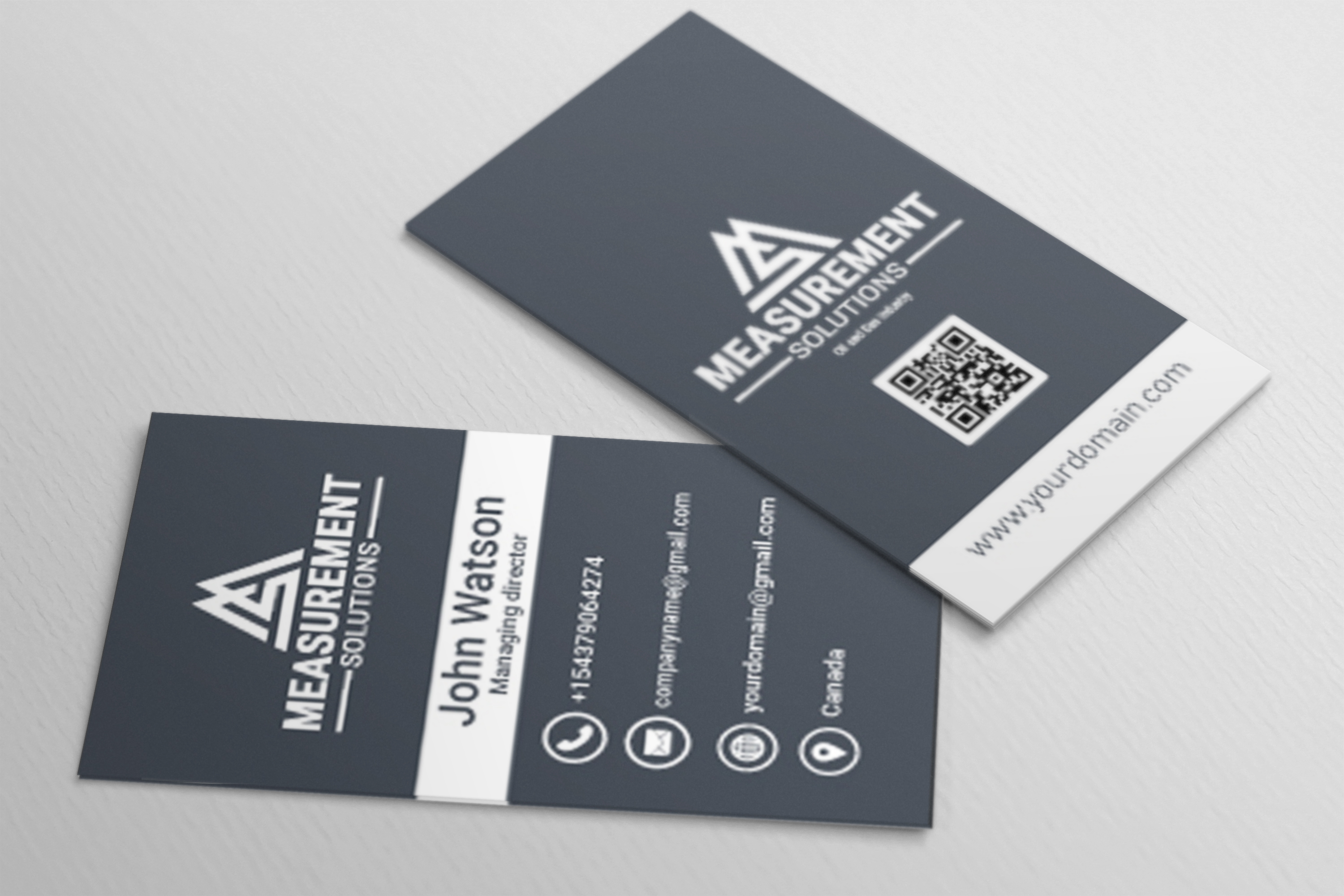 I will design an elegant print ready double sided business card