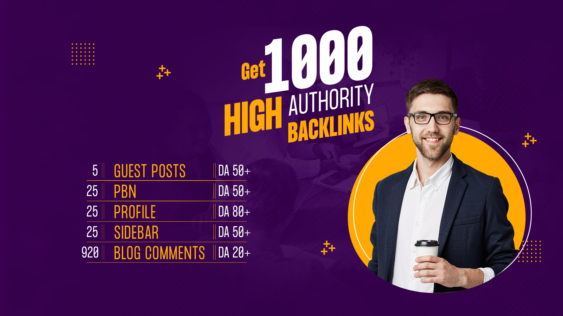 Get 1000 High Authority Backlinks, PBNs, Guest Posts, Blog Comments, Sidebar Blogroll, Contextual