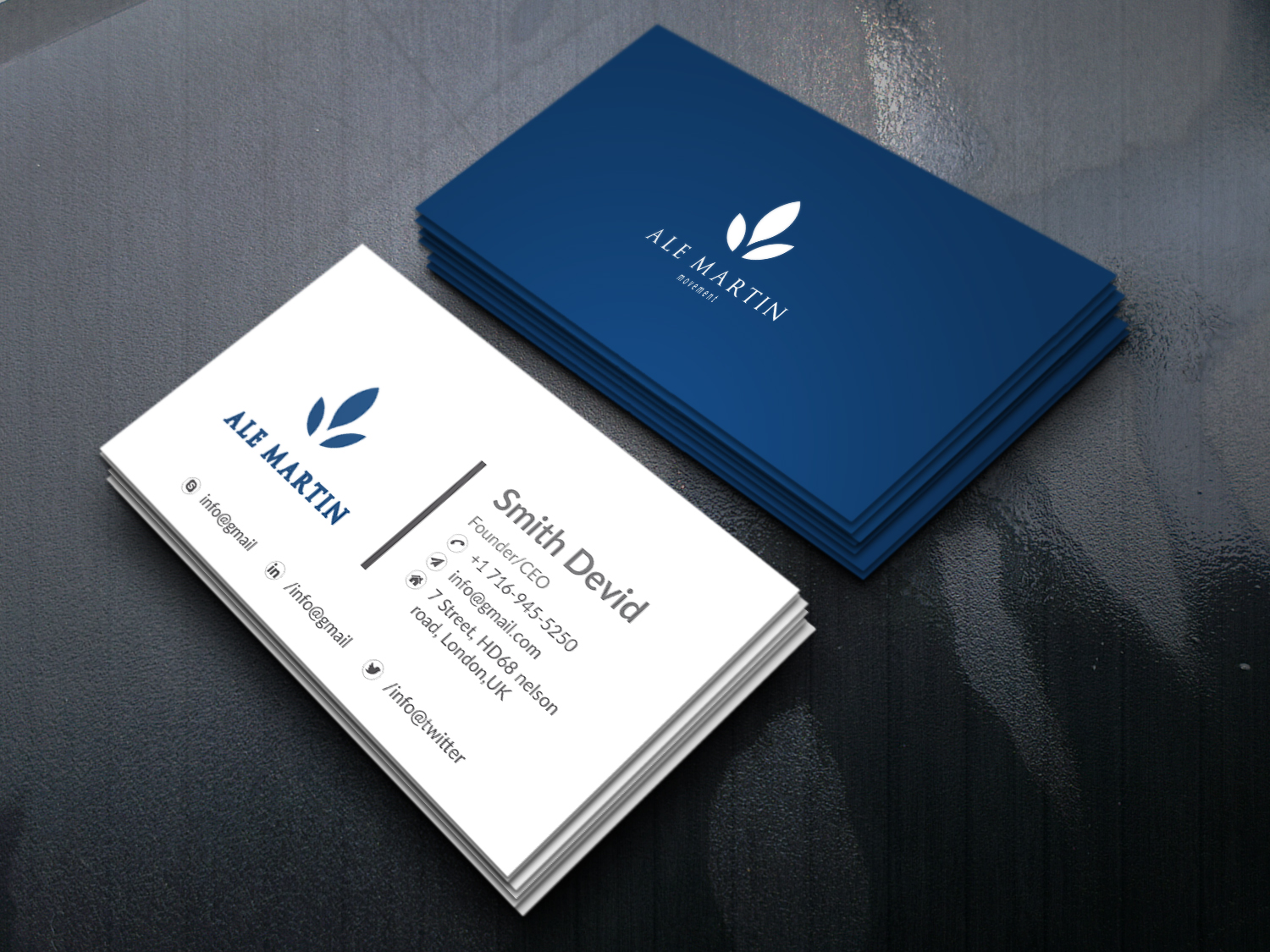 I will design Luxury Business Card for you (any Style, any shape)