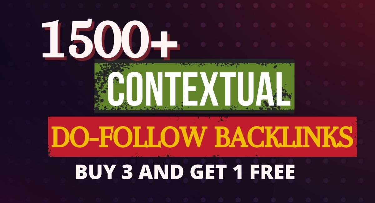 I will build white hat high quality 1500 contextual do-follow high authority backlinks
