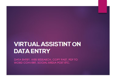 Be your trusted virtual assistant with Data Entry and Social Media Manager
