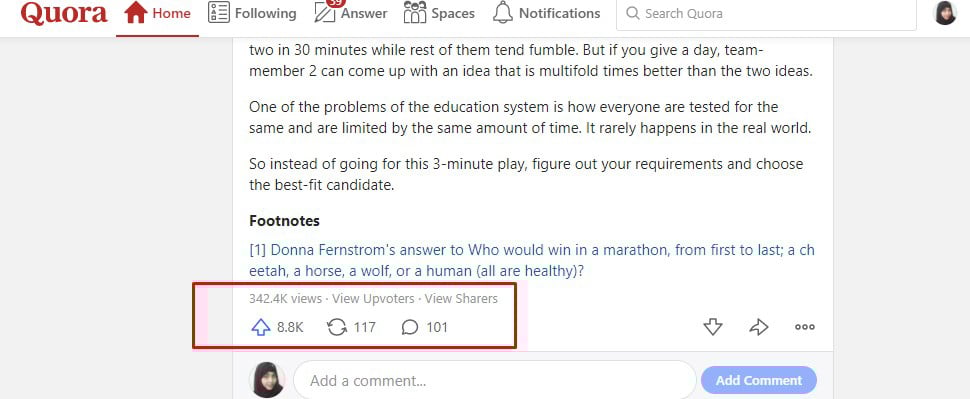 Provide niche relevant 15 High quality Quora answer backlinksTrusted traffic