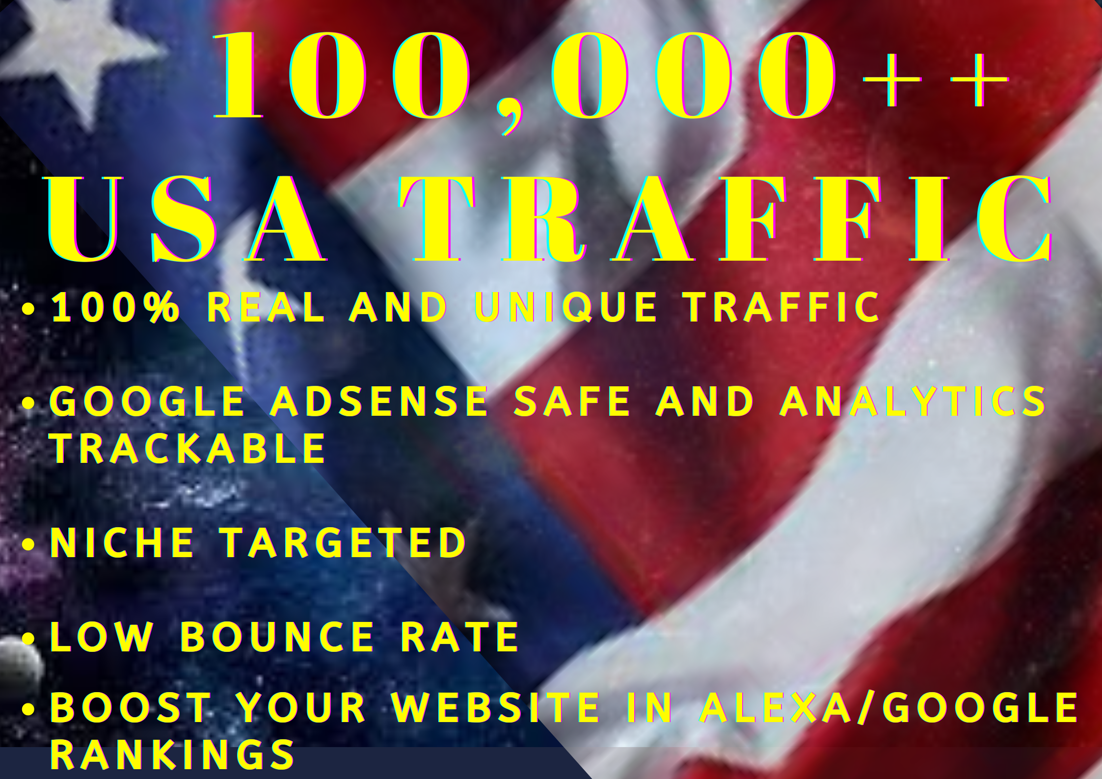 Real Unique 10,000++ USA Traffic Through Google