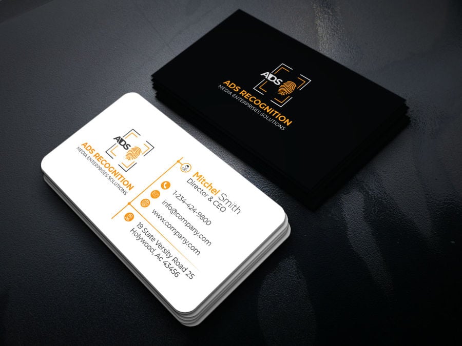 I will do professional, creative, eye catching, unique business card and visiting card