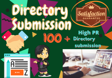I will do 100+ High PR Directory submission 