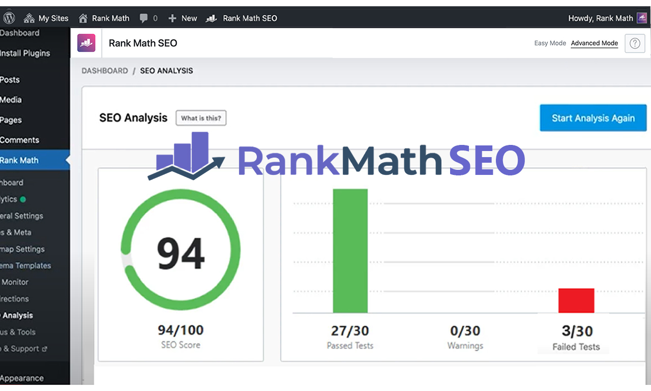I will do on page SEO by rank math SEO WordPress plugin