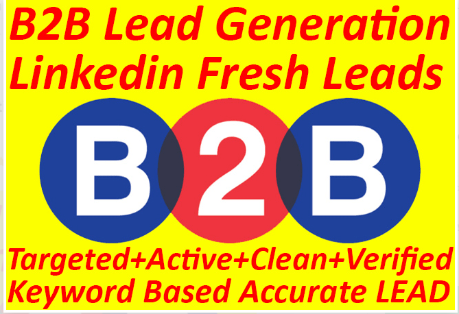 I will do b2b lead generation Nish targeted email list web scraping web Research