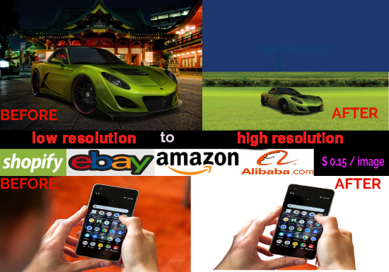 I Will Do Background Removal, retouch, resize 