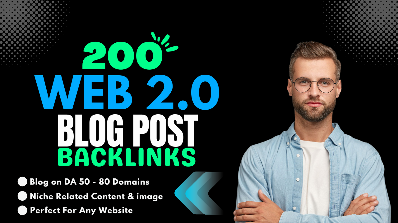 I will Create 200 Web 2.0 Blog Post Backlinks To Rank Your Website Google Top